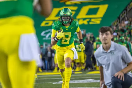 The Oregon Ducks take on the Stanford Cardinal on October 1st, 2022, at Autzen Stadium. (Molly McPherson)