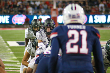 The Oregon Ducks take on the Arizona Wildcats at 6pm in Tucson, Arizona on Oct 8, 2022. (Jackson Fisk/ Eric Evans Photography)