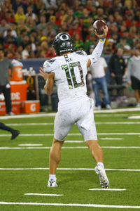 The Oregon Ducks take on the Arizona Wildcats at 6pm in Tucson, Arizona on Oct 8, 2022. (Jackson Fisk/ Eric Evans Photography)