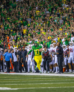 The Oregon Ducks take on the Stanford Cardinal on October 1st, 2022, at Autzen Stadium. (Molly McPherson)