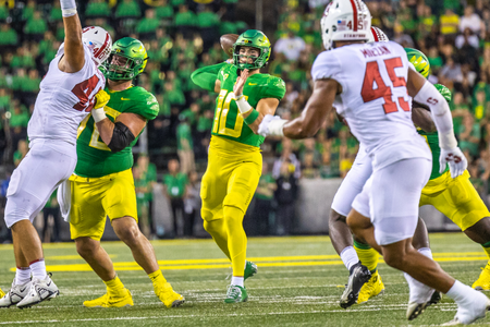 The Oregon Ducks take on the Stanford Cardinal on October 1st, 2022, at Autzen Stadium. (Molly McPherson)