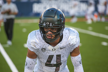 The Oregon Ducks take on the Arizona Wildcats at 6pm in Tucson, Arizona on Oct 8, 2022. (Jackson Fisk/ Eric Evans Photography)