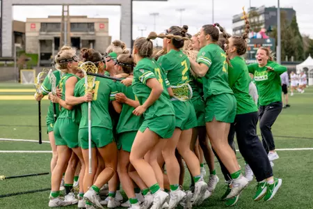 Post-Game Team Celebration (OT Win) vs. UC Davis