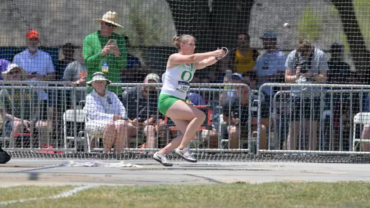 Shelby Moran, NCAA West hammer