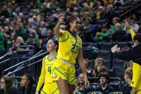 Oregon takes on Washington State at Matthew Knight Arena on Dec. 4, 2024.
