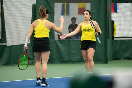 Women's tennis - Oregon vs Denver on Feb 11, 2024