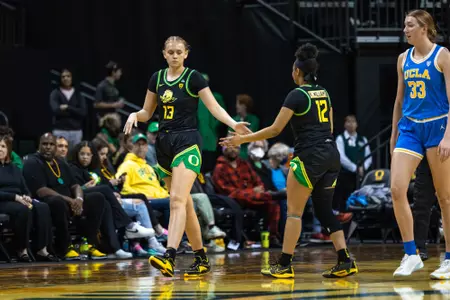 WBB - Oregon vs UCLA on Feb. 18, 2024 at Matthew Knight Arena.