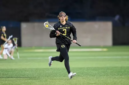 Oregon lacrosse vs. Saint Francis (Feb. 16, 2024)