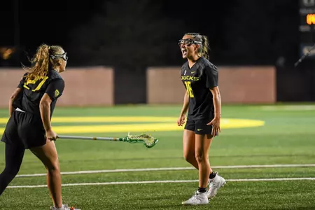 Oregon lacrosse vs. Saint Francis (Feb. 16, 2024)