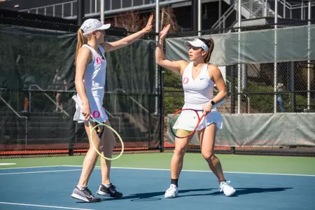 Women's Tennis vs Portland on March 16, 2024 at the Student Tennis Center (Eugene, Ore.).
