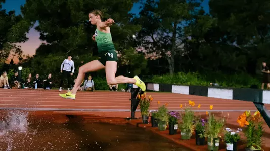 Katie Clute, Bryan Clay steeplechase (April 11)