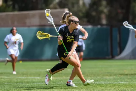 Oregon lacrosse at Stanford (March 23, 2024).