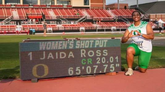 Jaida Ross, CR shot put - NCAA West Prelims