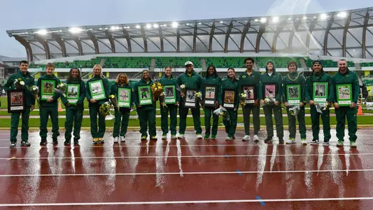 2024 Track and field seniors at Oregon Twilight