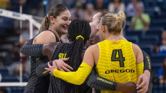 Team celebration/huddle vs BYU - Sept. 13