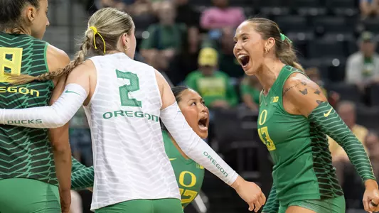 Meyers celebration, Green-Yellow scrimmage (Aug. 8)