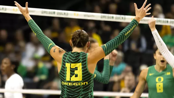 Meyers celebration vs Iowa (Oct. 3)