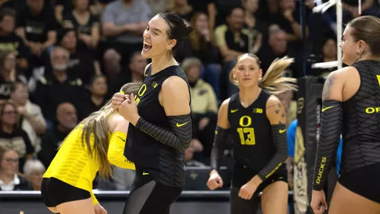 Sucurovic celebration at Purdue (Nov. 15)