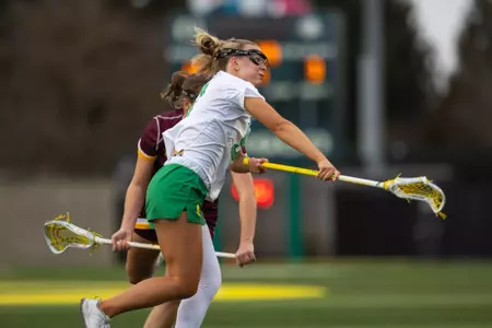 The Oregon Ducks take on the Central Michigan Chippewas at Papé Field in Eugene, Oregon on February 22, 2025 (Molly McPherson)