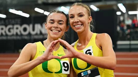 Nielsen, Barnett - B1G mile celebration (March 1)