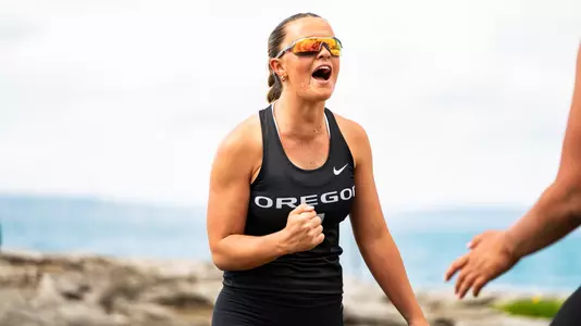 Natasha George celebration vs Washington (April 10)