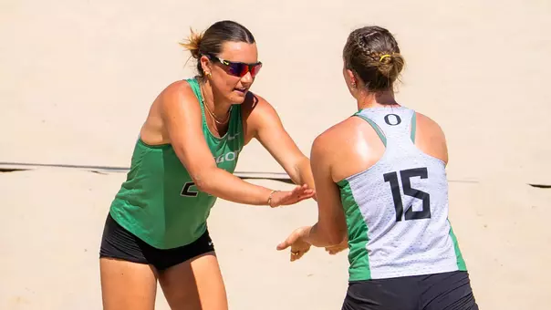 Tyus, Gamache (15) celebration vs Pepperdine