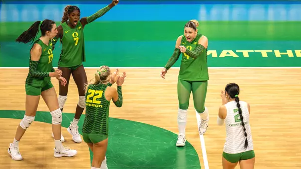 Crownover, team celebration vs Purdue (Oct. 2, 2026)