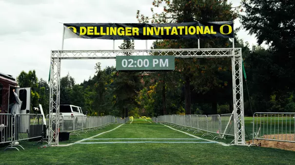 Dellinger Invitational finish line - Pine Ridge Golf Club
