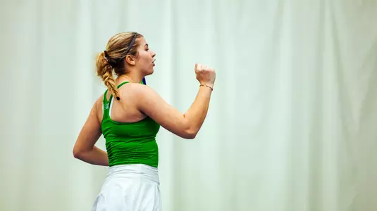 The Oregon women's tennis team takes on Seattle U at the Student Tennis Center on Feb. 14, 2026.