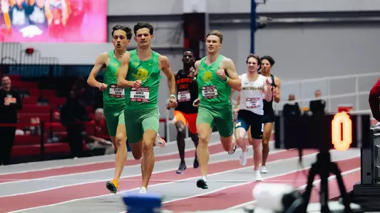 James Harding, Razorback Invitational 800 leader (Jan. 30)