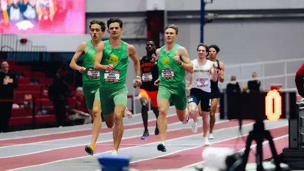 James Harding, Razorback Invitational 800 leader (Jan. 30)