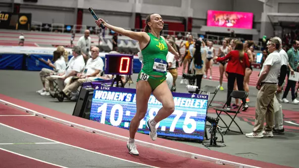 Wilma Nielsen, DMR anchor at NCAA Championships