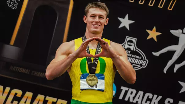 Peyton Bair, NCAA champion - podium (March 2026)