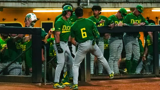 Brooks and Gimenez Celebrate at UCSD