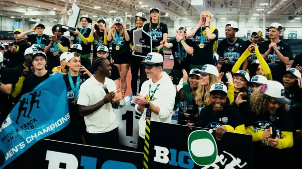 Big Ten Indoor trophy presentation (Feb. 28)