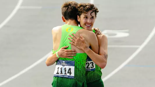 Palfrey, Cook - NCAA West 1500 celebration (May 29, 2026)