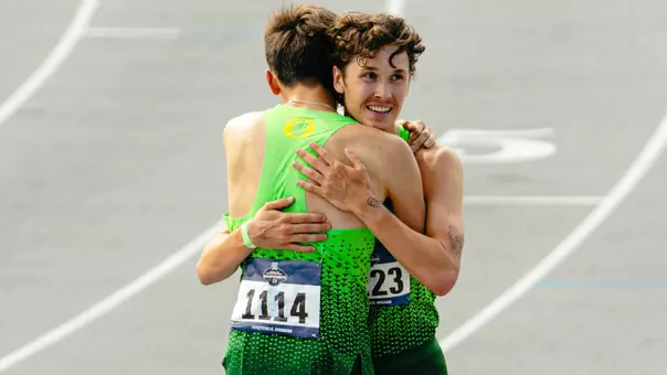 Palfrey, Cook - NCAA West 1500 celebration (May 29, 2026)