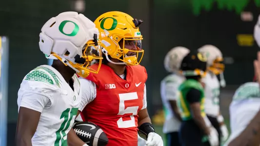 Jalen Lott Dante Moore Practice