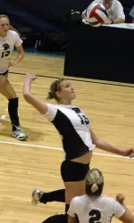 Upstate Comes Just Short In Emotional Five-Setter With ETSU Image
