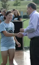 Spartans Get Conference Championship Rings At The Stadium Party Image