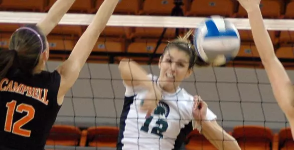 Balanced Attack Helps Spartans Set D-I Records In 3-0 Sweep Of Stetson Image