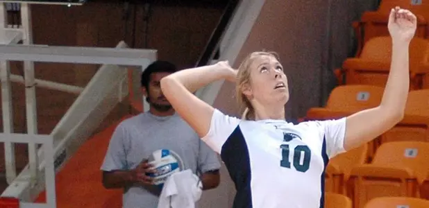 Downey Posts Match-High 12 Kills Against Belmont Image