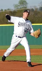 Branham, DeCecco Strike Out School-Record Tying 17, But Spartans Fall, 5-1, To Colonials Image