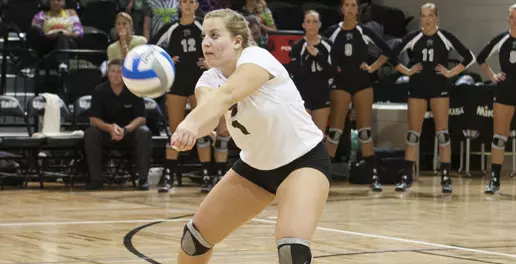 Upstate Volleyball Slips 3-1 to Blue Hose Image