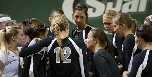 Upstate Volleyball Sinks Dolphins 3-2 for Spike-Out Cancer Image