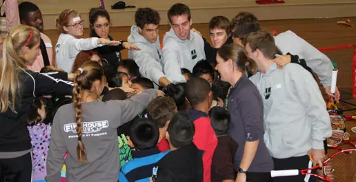 Upstate Tennis Serves Local Elementary School Kids Image