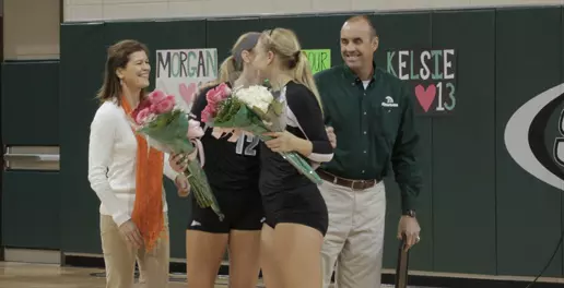 Spartan Volleyball Drops 3-1 Decision on Senior Day Image