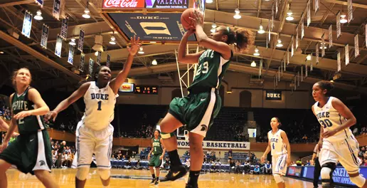 Spartan Women Fall at No. 6/5 Duke, 93-35 Image