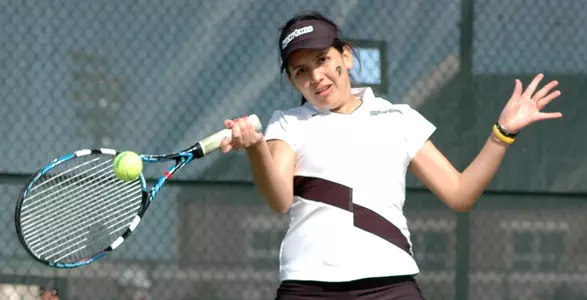 Georgia Southern Downs Upstate in Women's Tennis Action Image