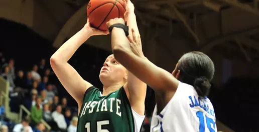Spartan Women Tripped-Up by Dolphins, 80-72 Image